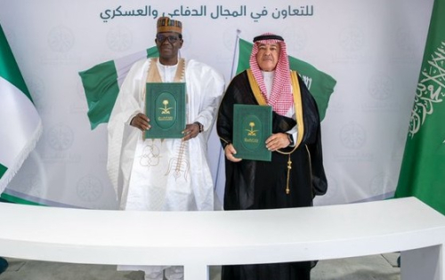 Nig&eacute;ria e Ar&aacute;bia Saudita estabelecem um quadro de coopera&ccedil;&atilde;o em defesa
