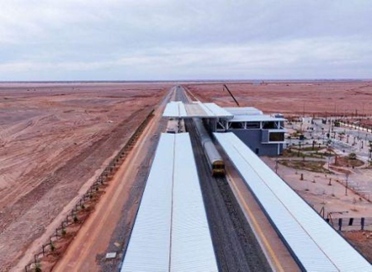 Na Arg&eacute;lia, come&ccedil;am os ensaios t&eacute;cnicos na nova linha ferrovi&aacute;ria B&eacute;char‑Gara Djebilet