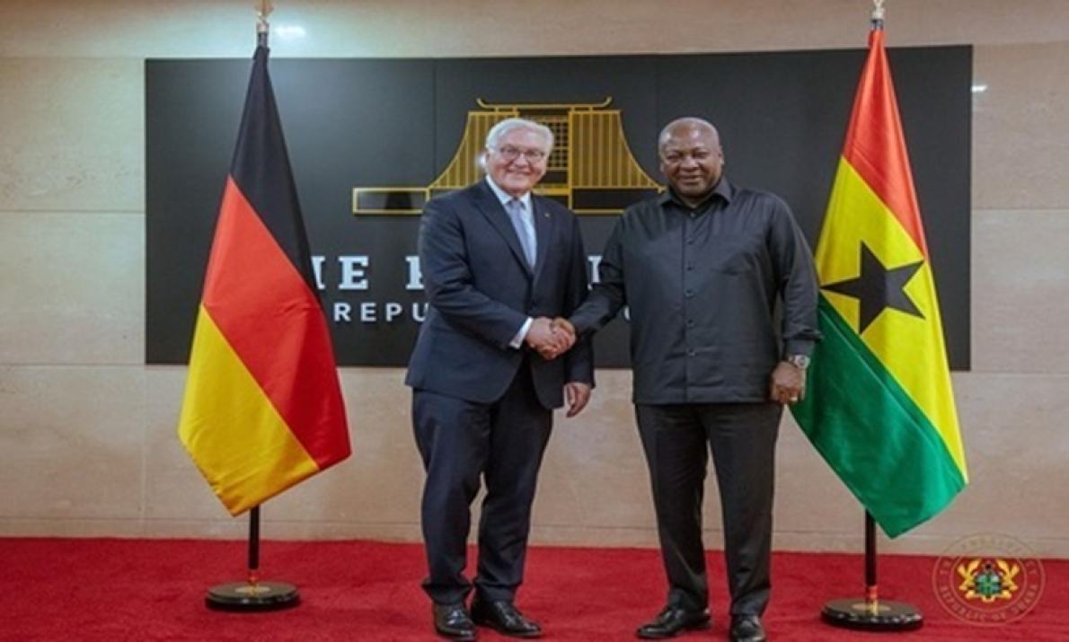 Steinmeier visita Gana: US$ 75 milh&otilde;es anunciados em prol do desenvolvimento