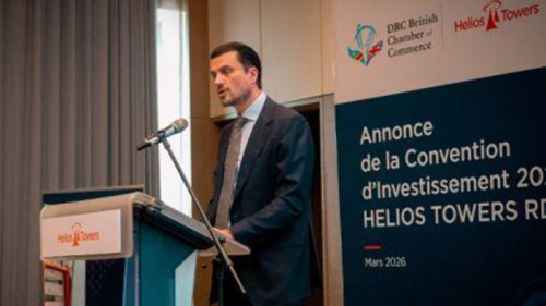 Cobertura de rede: Helios Towers anuncia investimento de 100 milh&otilde;es de d&oacute;lares na RDC