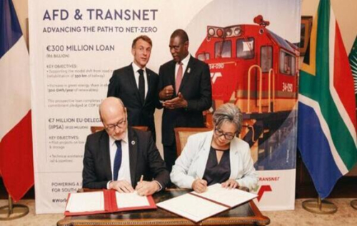 Transnet garante empréstimos de 307 milhões de euros para modernizar e descarbonizar suas operações na África do Sul