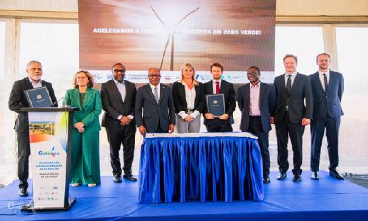 Cabo Verde: BEI financia expans&atilde;o do projeto e&oacute;lico Cabe&oacute;lica